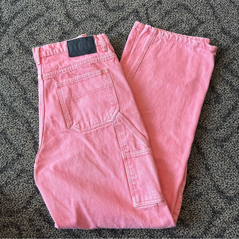 BDG High-Rise Pink Carpenter Jeans